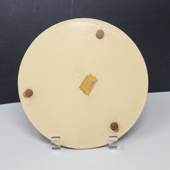 Handcrafted Wooden Kitchen Utensils Design Round Resin Trivet 7-3/4" - Picture 5 of 10